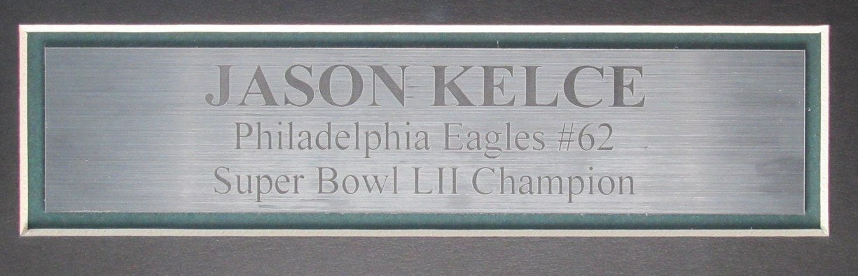 Jason Kelce Signed/Auto White Philadelphia Eagles