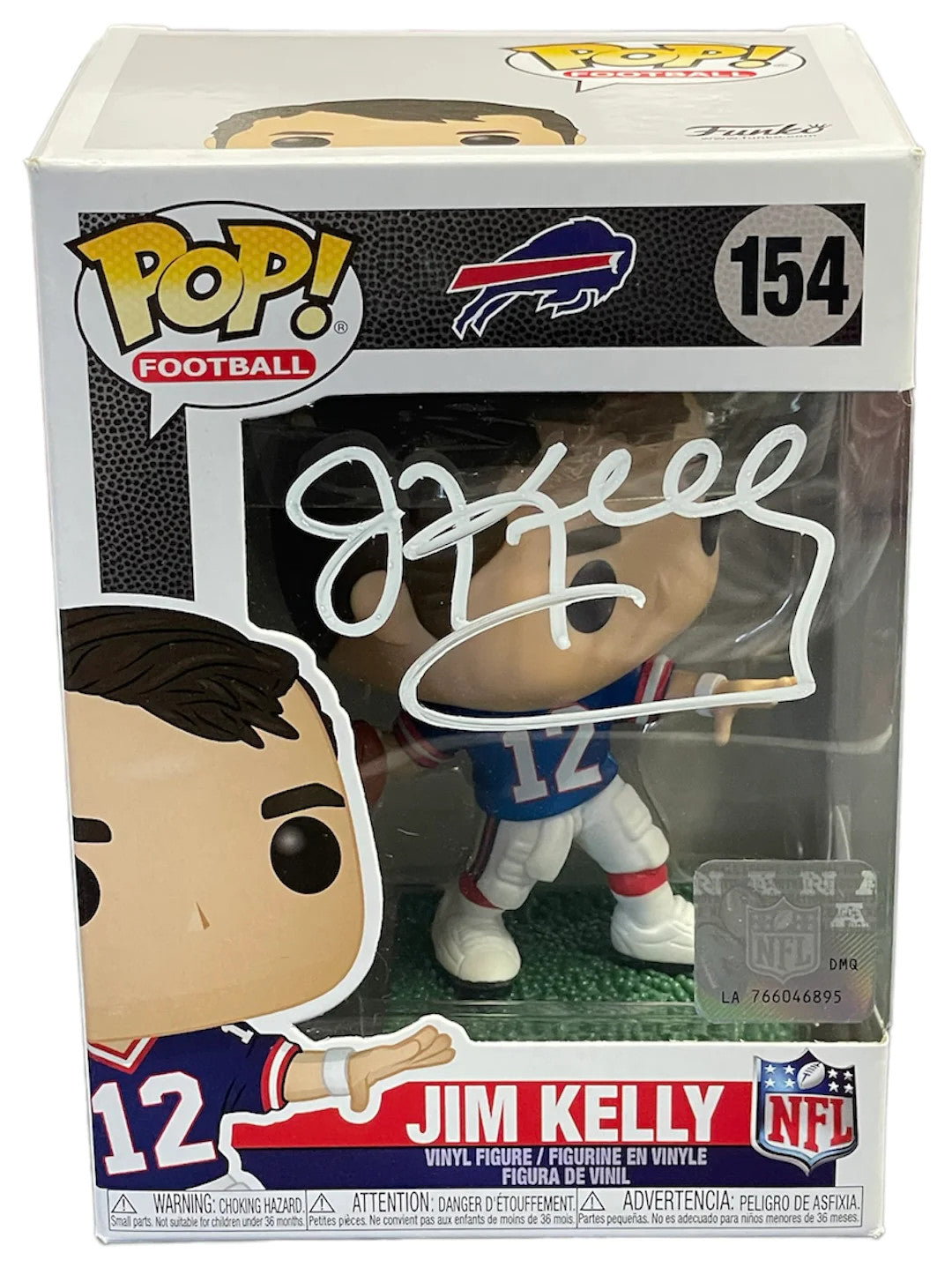 Jim Kelly Autographed Funko Pop (Jsa)