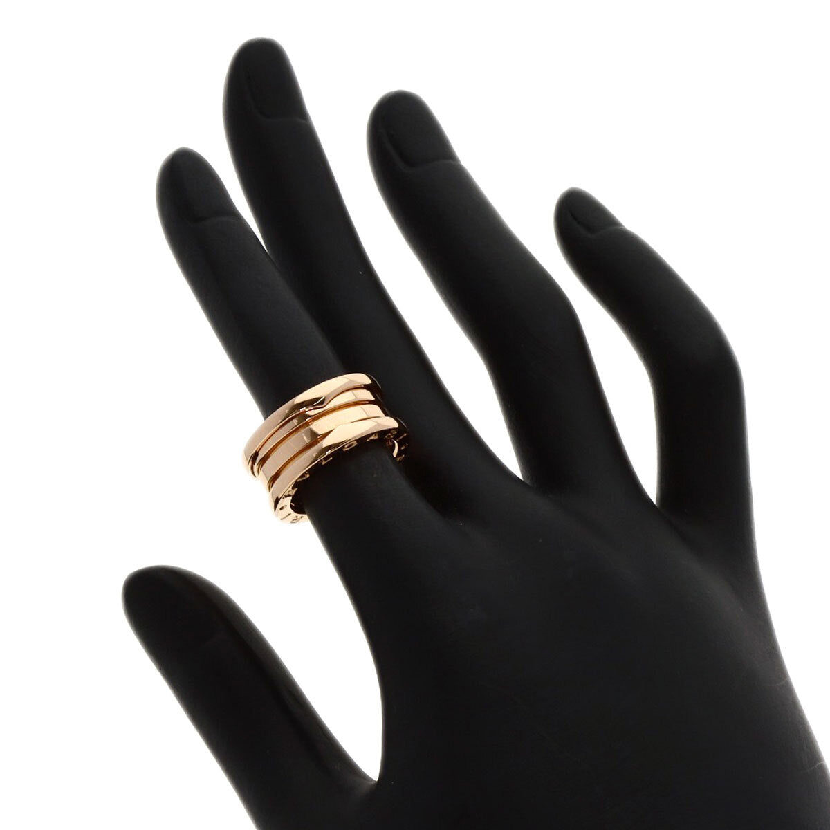 Bvlgari Ring B.Zero1 3 Band #48 K18 Pink Gold