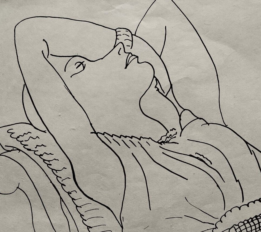 Henri Matisse Lithograph Handmade Coa Contract