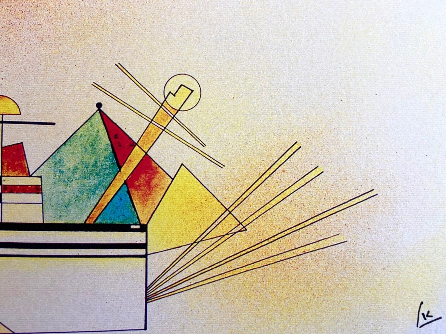 Wassily Kandinsky Lithograph Coa Josef Albers