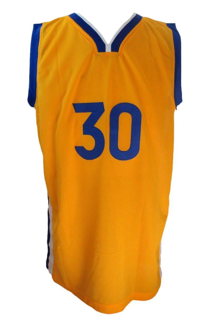 Stephen Curry Signed/Auto Gold Custom Basketball