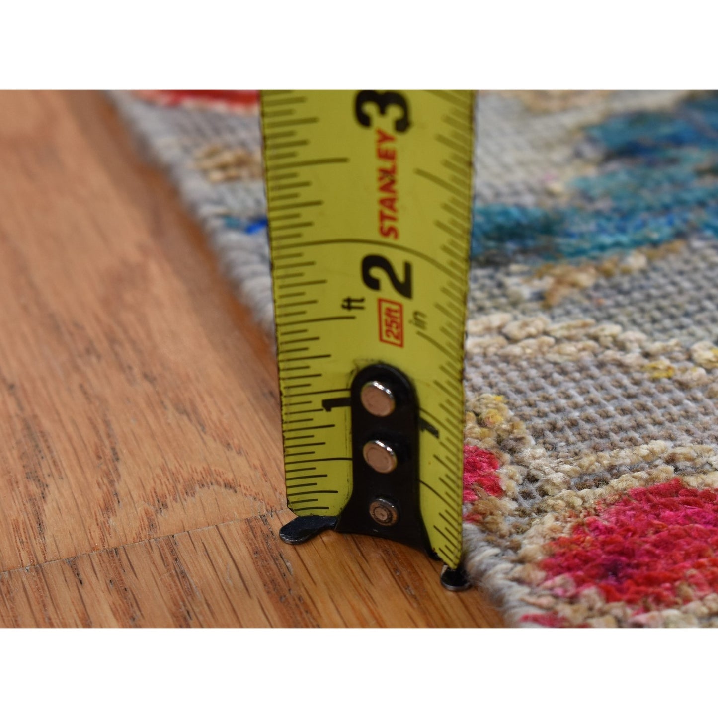 6'X9' Tan Brown Maharaja Design Sari Silk And Wool Hand Knotted Rug