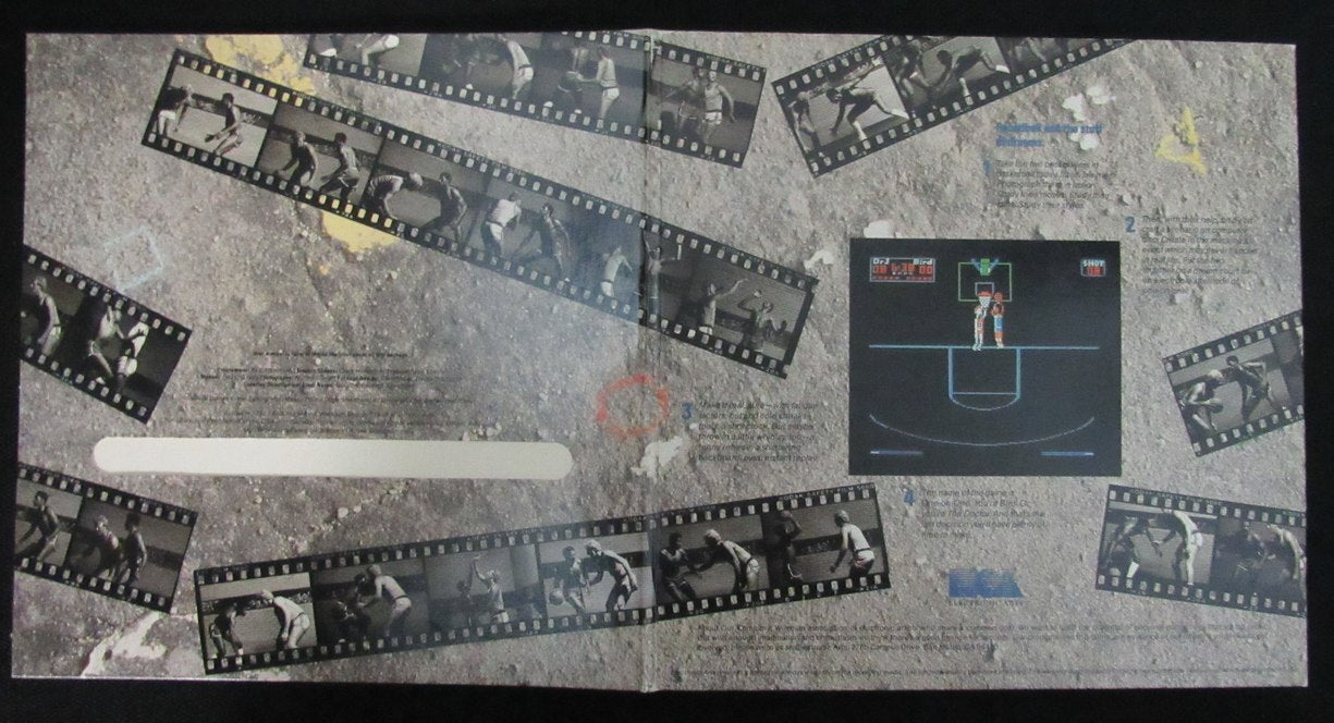 Julius Erving Larry Bird Dual Signed One-On-One