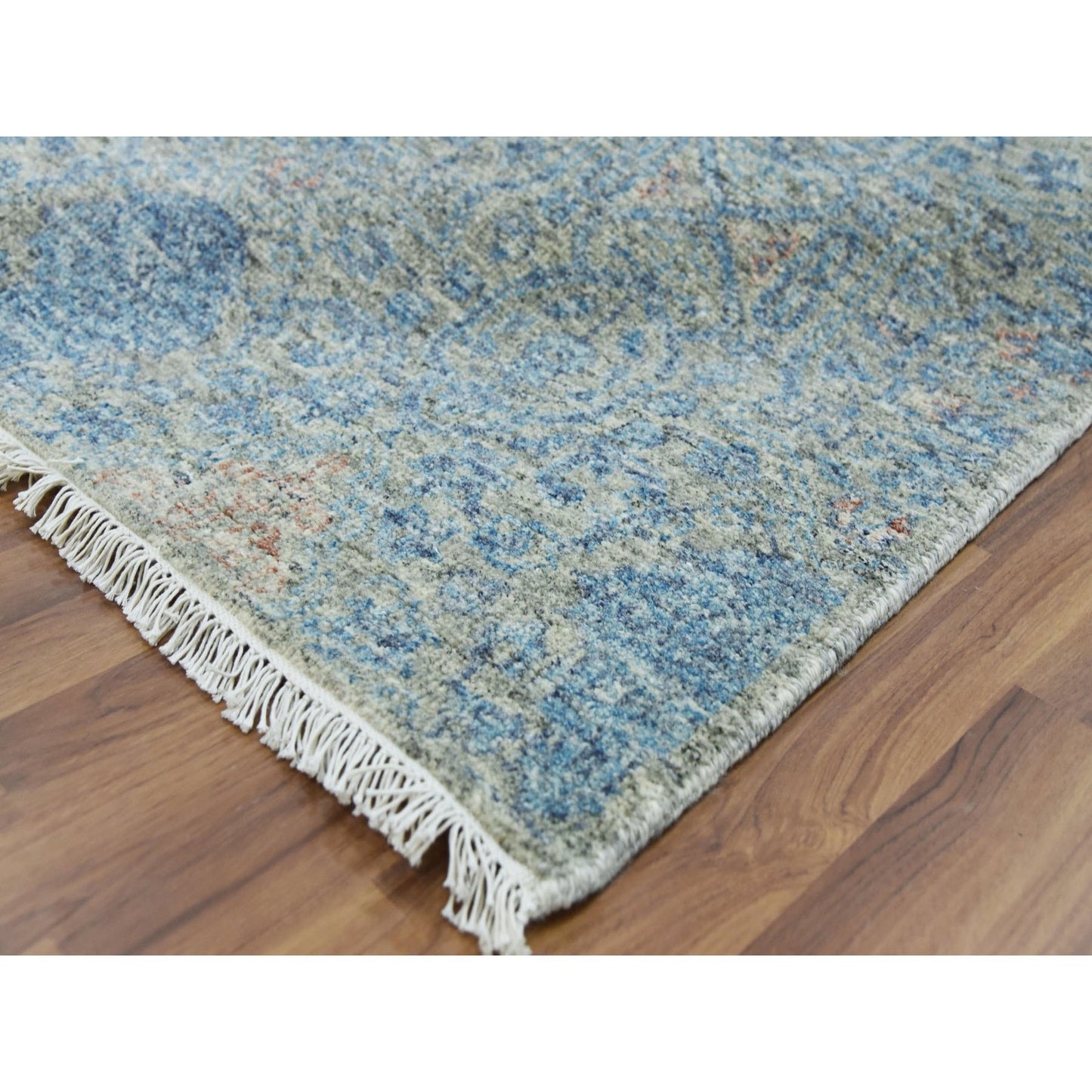 11'10"X17'10" Pure Wool Hand Knotted,Oversize Subtle Oriental