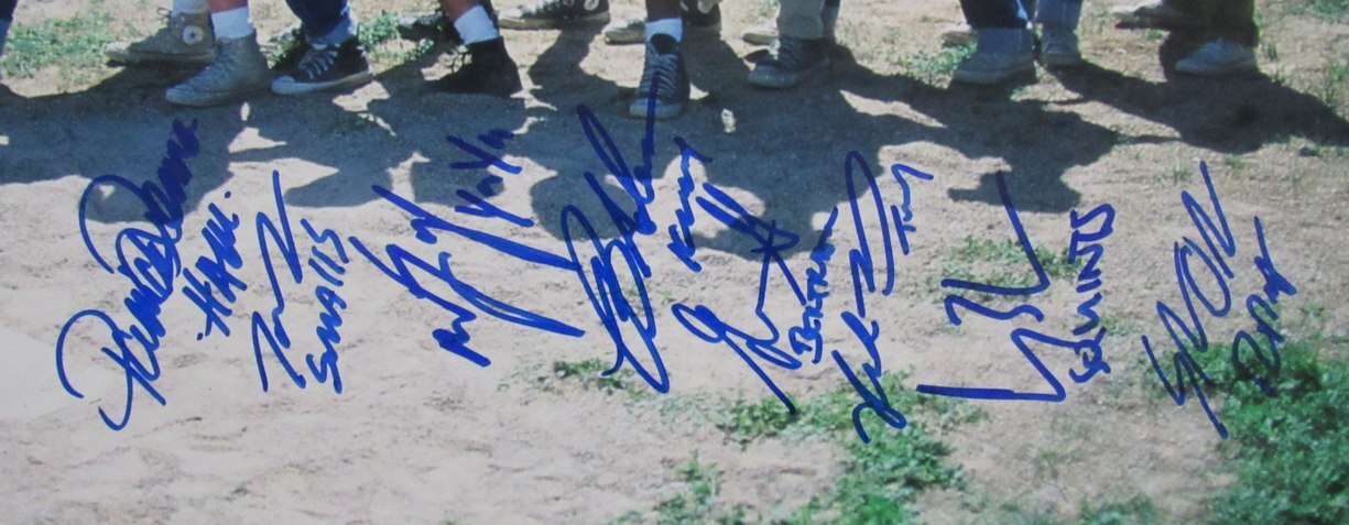 "The Sandlot" Autographed/Inscribed By 8 Actors