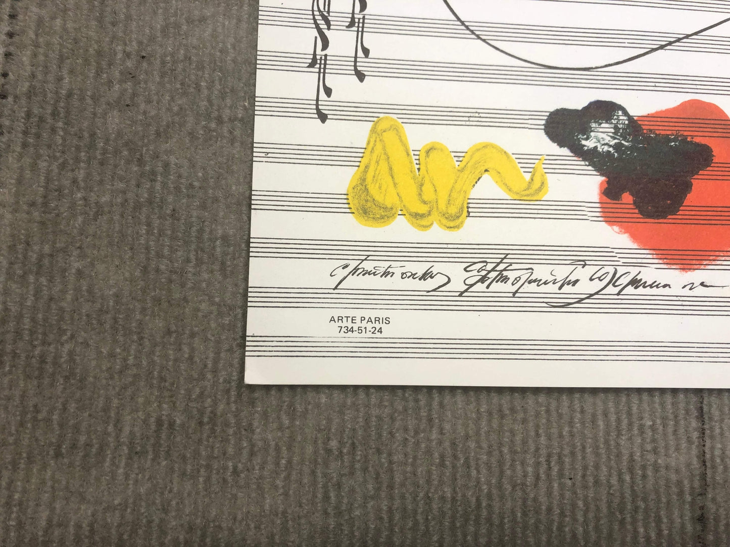 Saul Steinberg Nuits De La Fondation " Lithograph