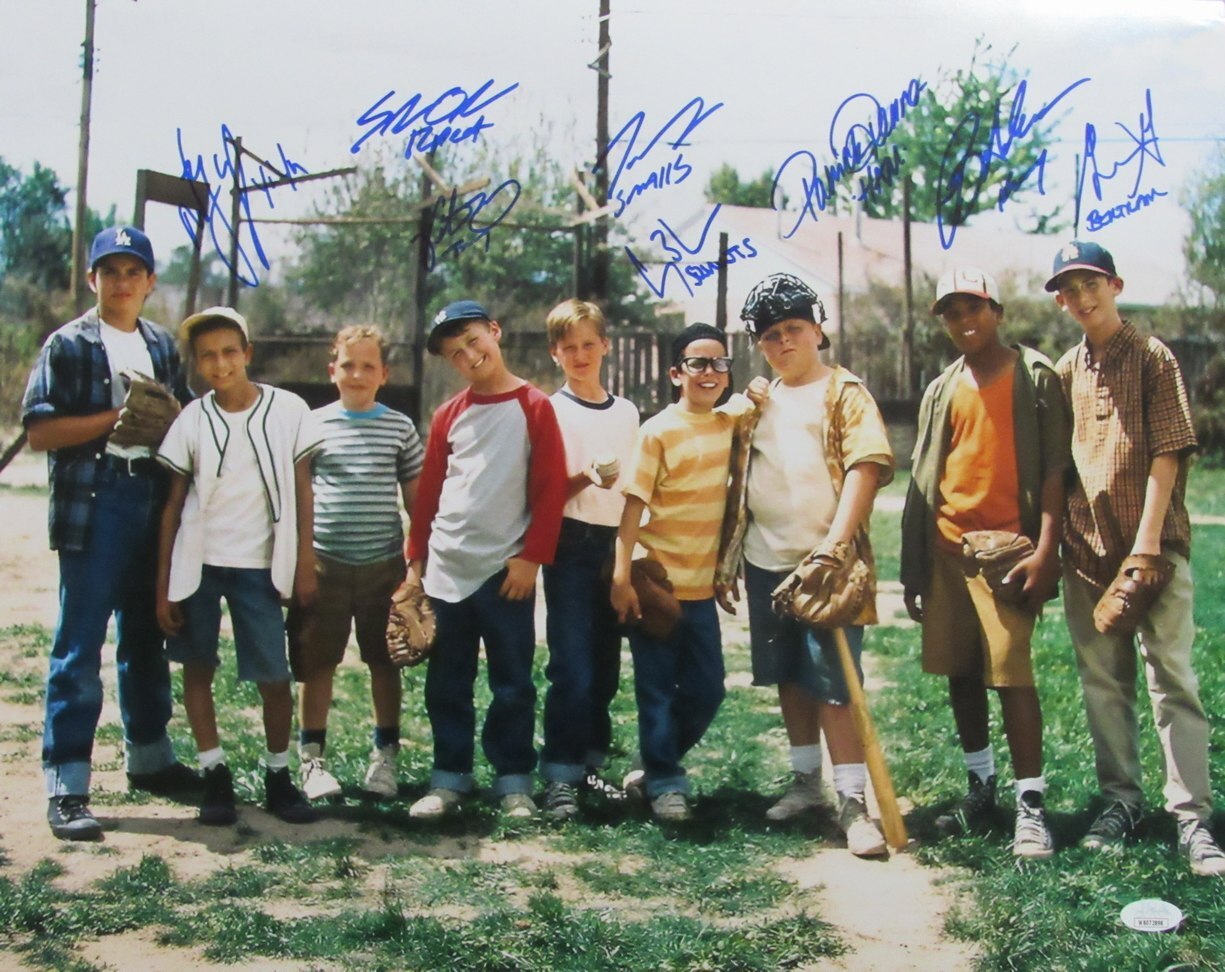 "Sandlot" Multi-Signed/Inscribed By 8 Cast
