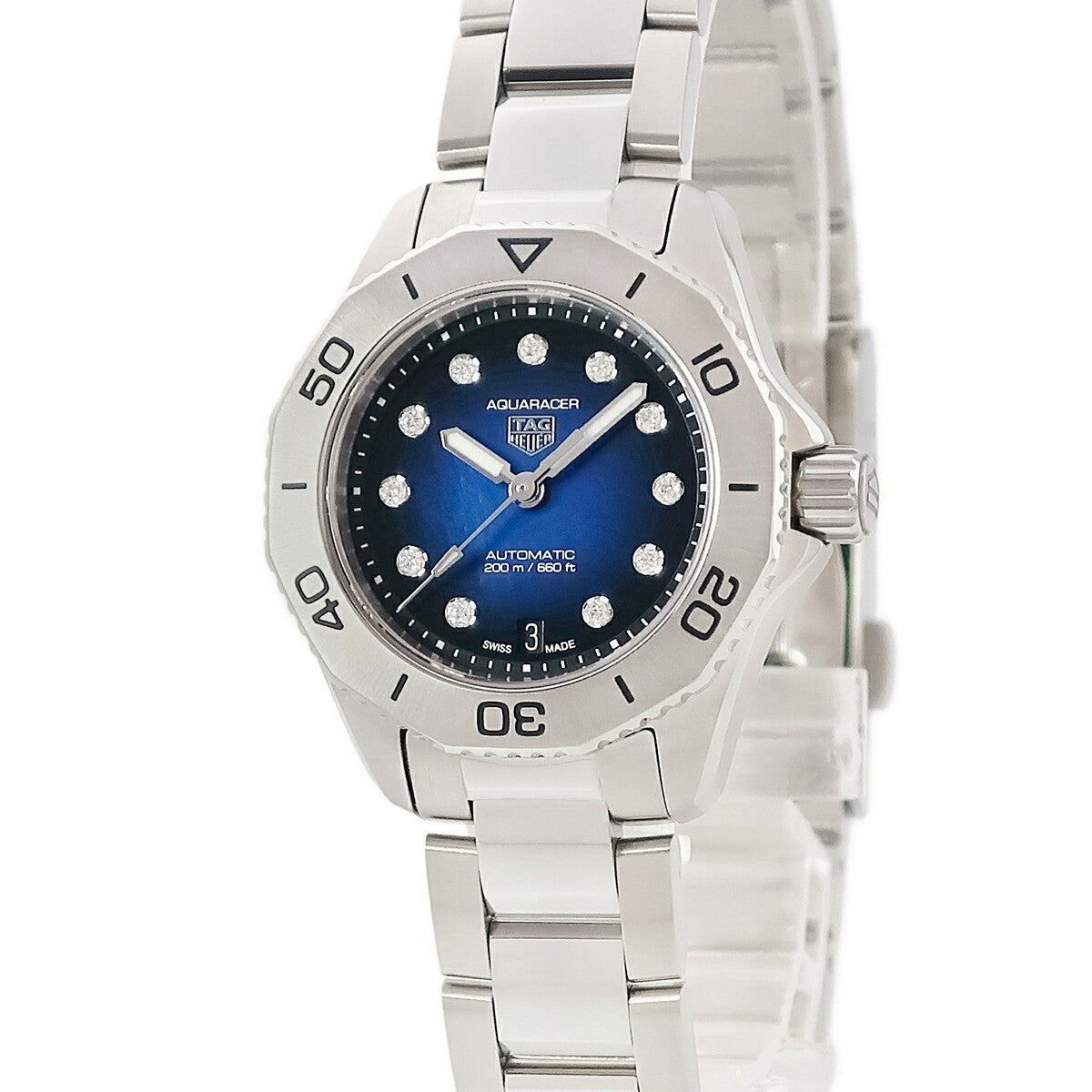 Tag Heuer Aquaracer Professional 200 Wbp2411.Ba0622 Blue Used Watch #6109