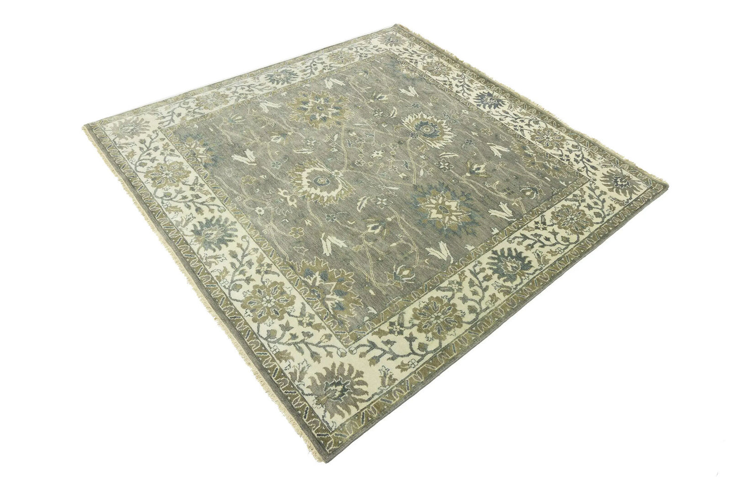 Oriental Peshawar Osh Chobi Large Square Rug