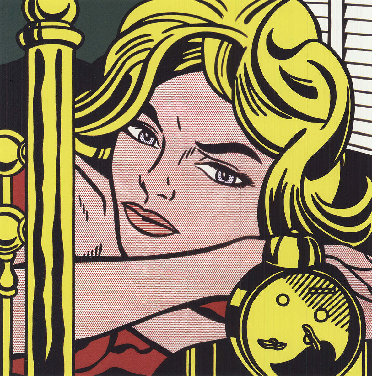 Roy Lichtenstein Blonde Waiting " Poster Pop Art