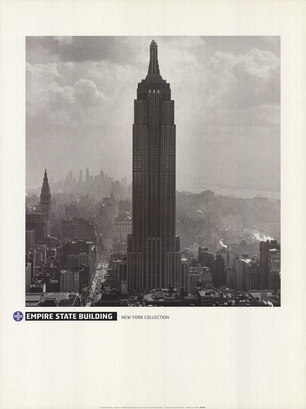 Artist Unknown Empire State Building " Offset Lithograph Photog