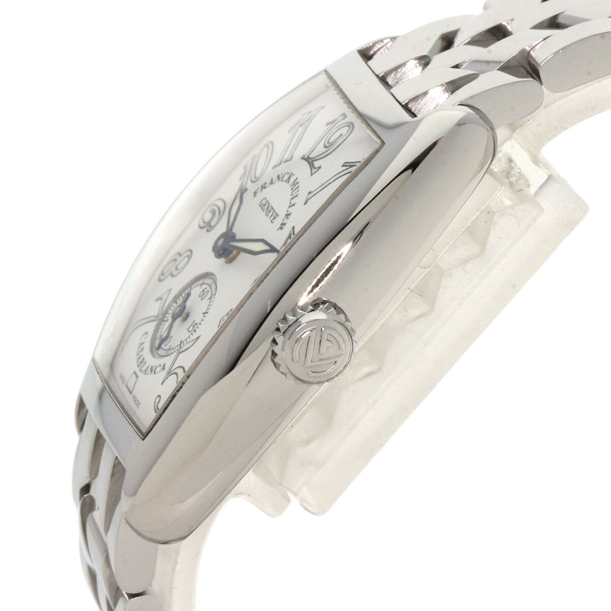 Franck Muller Tonneau Curvex Watches 1750S6 Stainless Steel/Stainless Steel ...