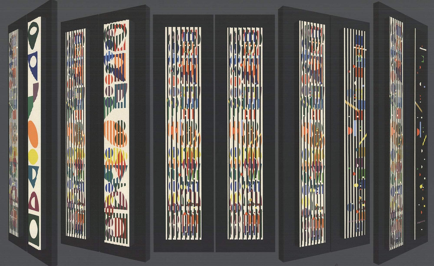 Yaacov Agam Double Metamorphosis Signed " Serigraph Contempora