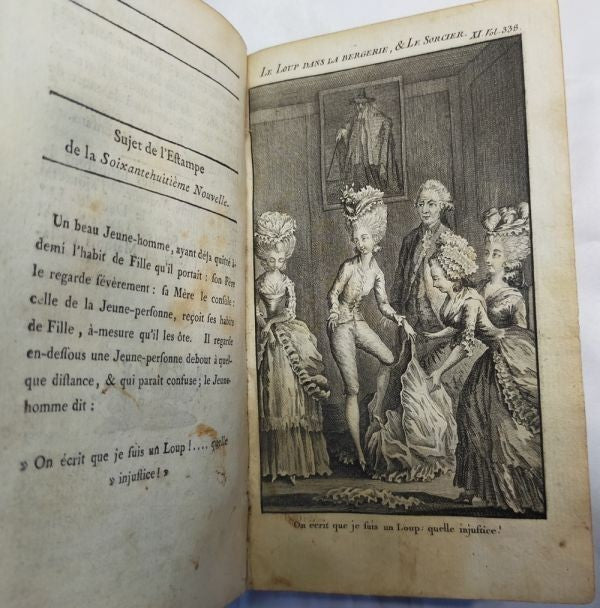 Restif De La Bretonne Les Contemporaines Vol 11/12 1781 First Edition Illustrate