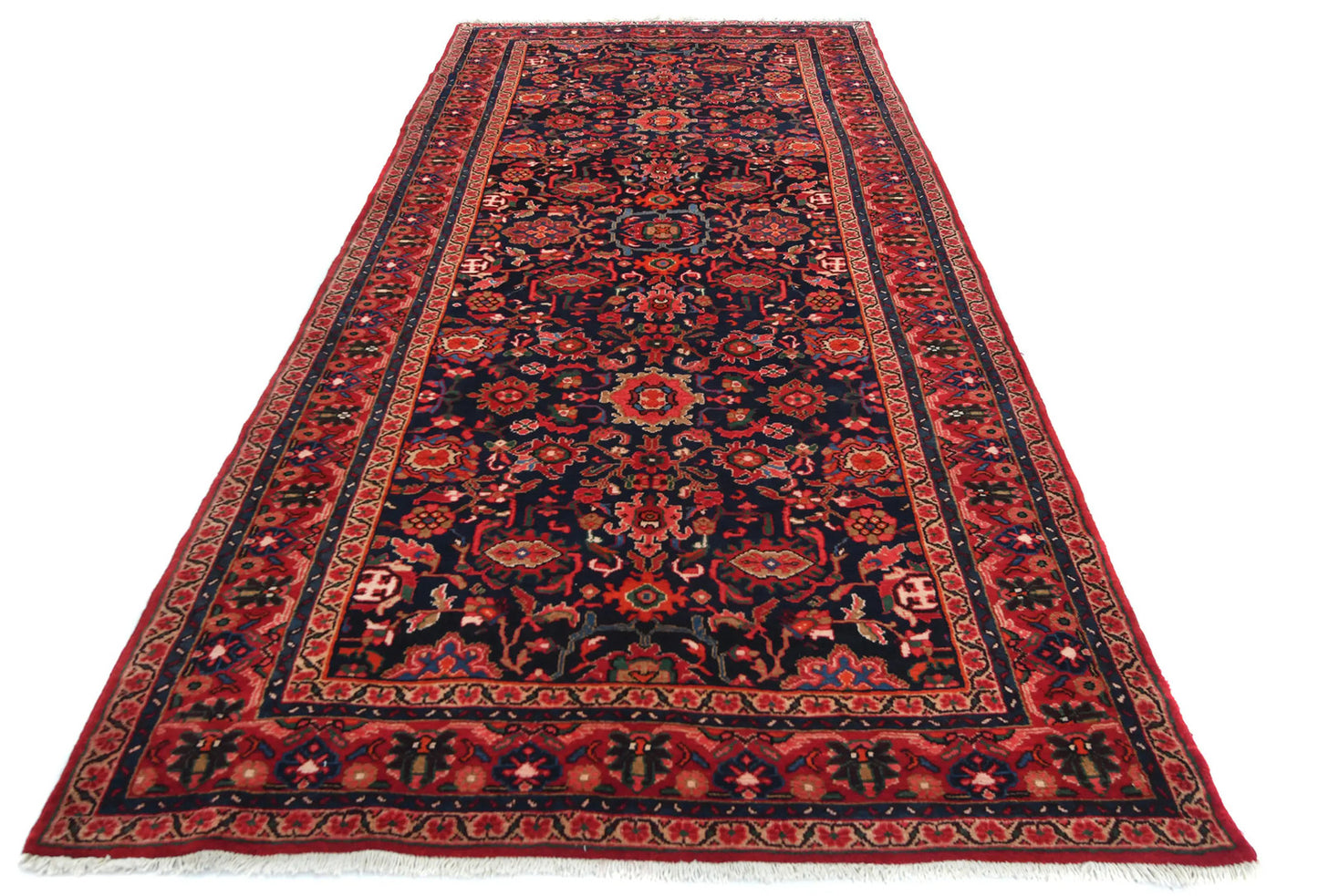 Handmade Vintage Rug Classic 5X11 Ft Floral