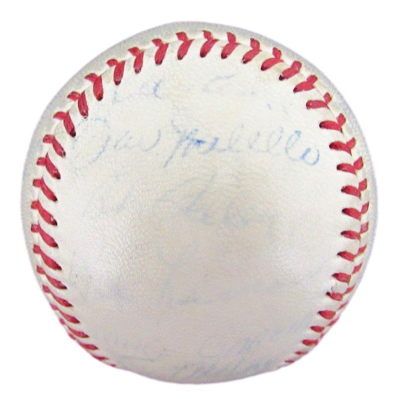 1950'S Cleveland Indians Team Autographed (23