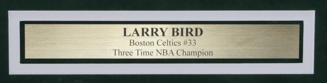 Larry Bird Hof Signed/Auto 16X20 Photo Boston Celtics Framed Jsa 189445