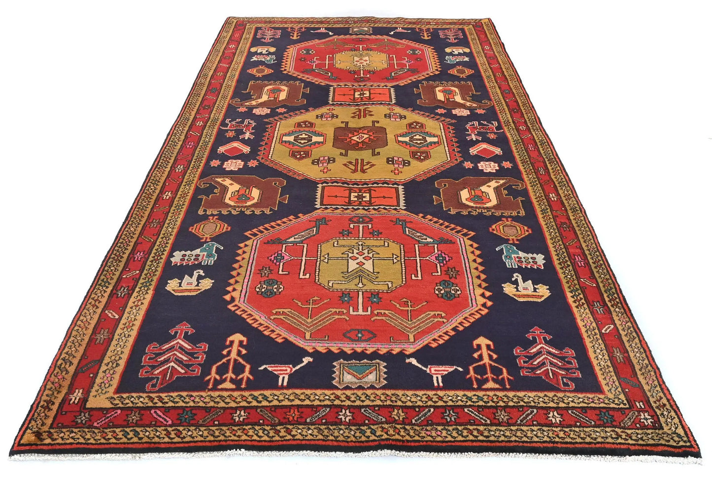 Handmade Tribal Pictorial Design Oriental Runner