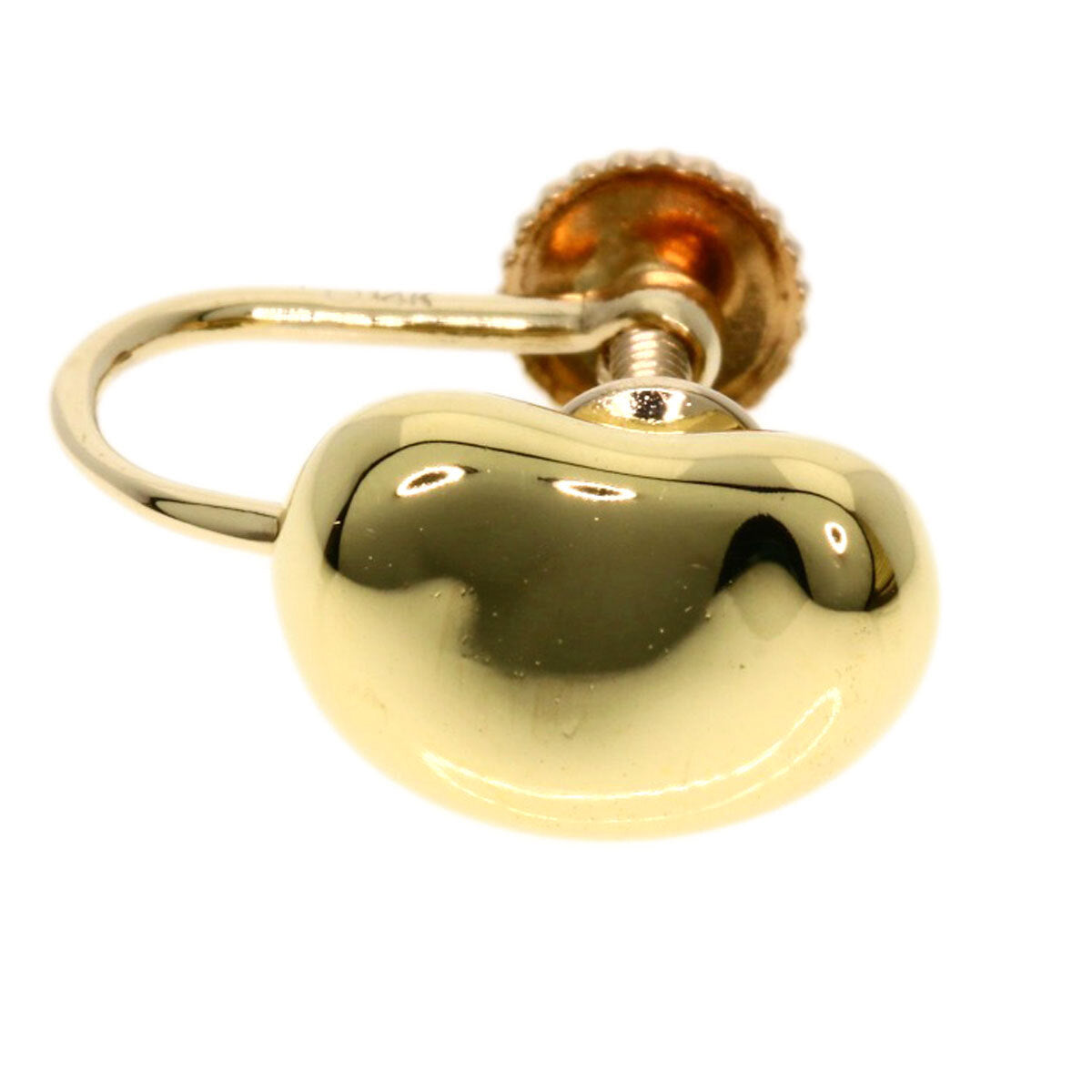 Tiffany&Co. Earring Bean K18 Yellow Gold K14