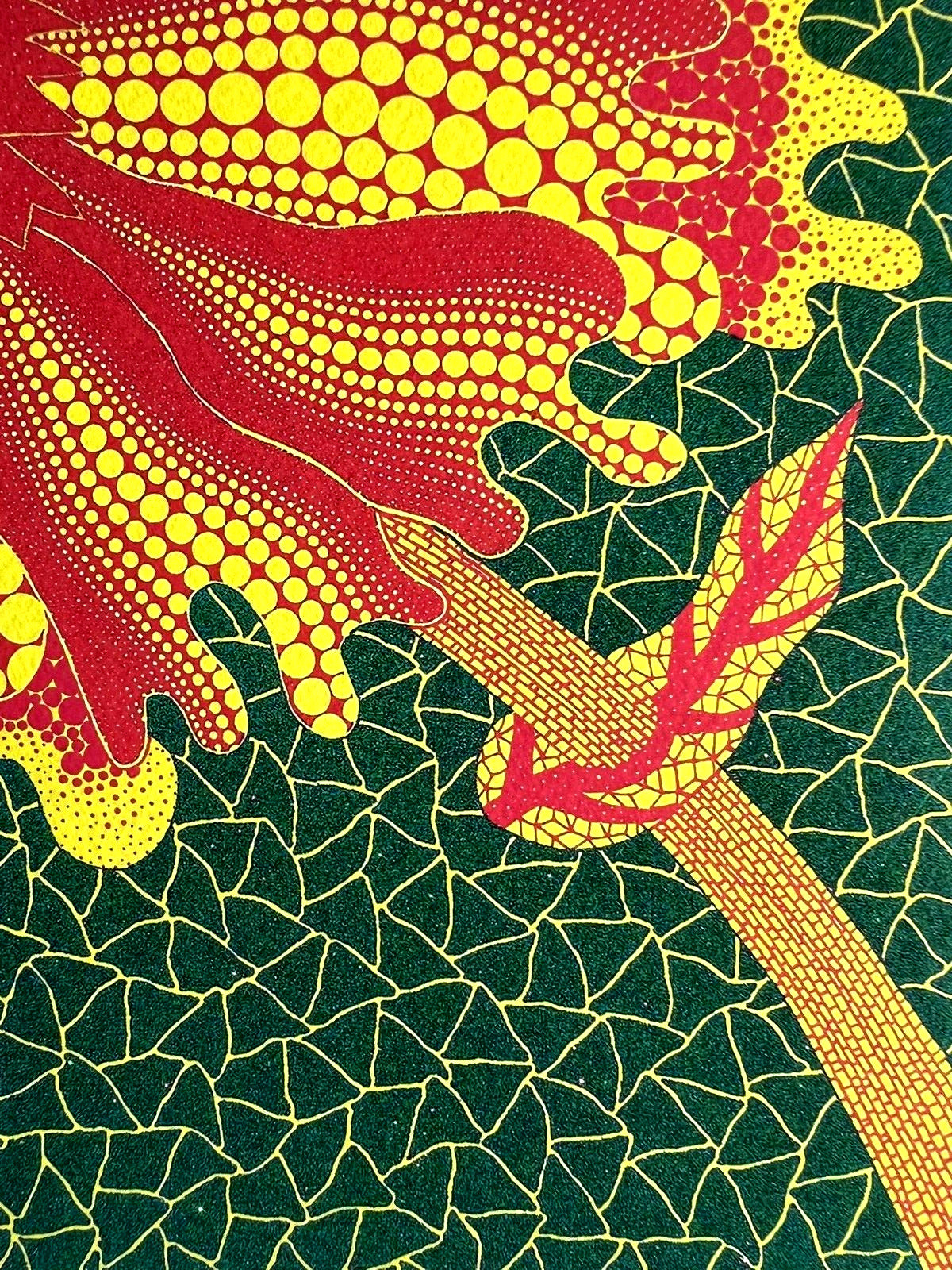 Yayoi Kusama Lithograph Mori Museum Coa Hand