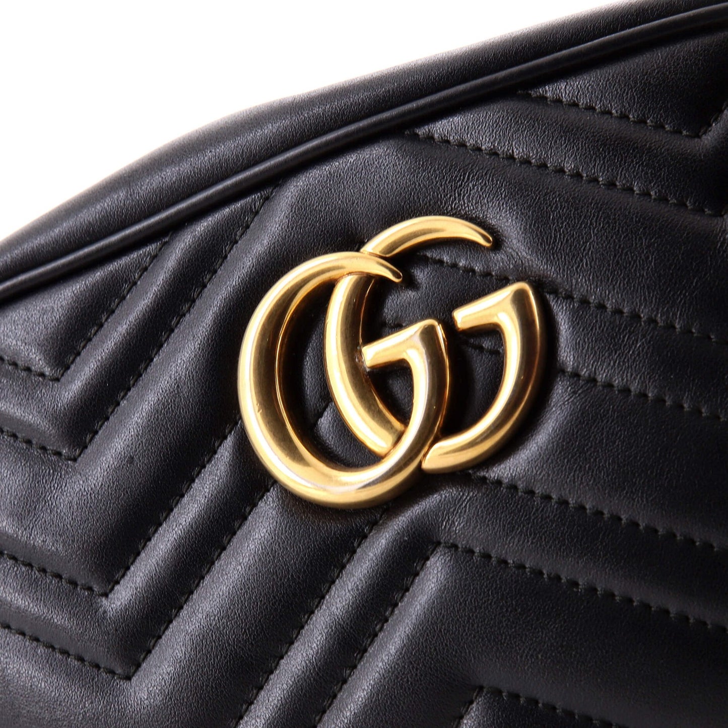 Gucci Gg Marmont Shoulder Bag Matelasse Leather Small