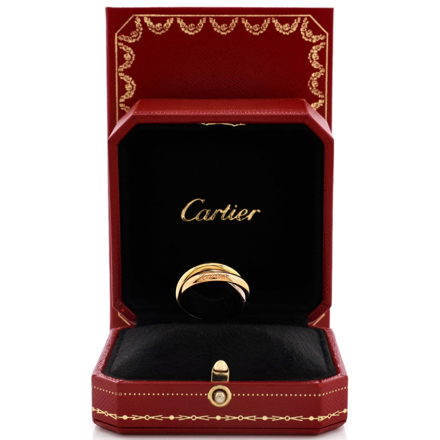 Cartier Trinity Ring 18K Tricolor Gold Medium