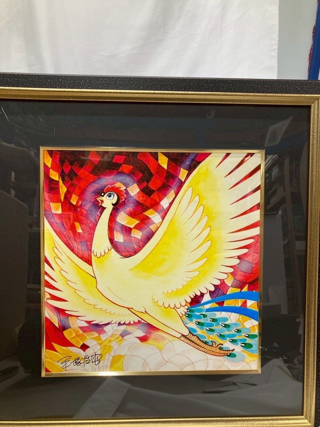 Osamu Tezuka Piezograph Canvas "Phoenix" Limited Edition 14/200 Signed Print