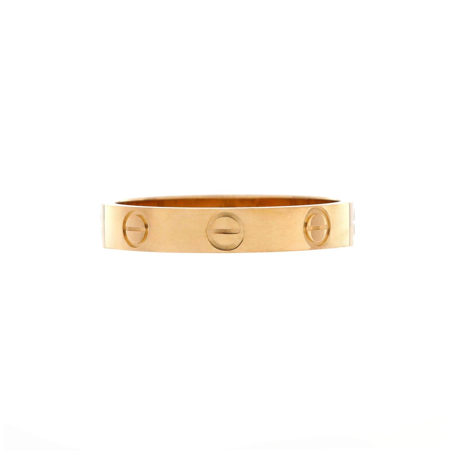 Cartier Love Wedding Band Ring 18K Yellow Gold