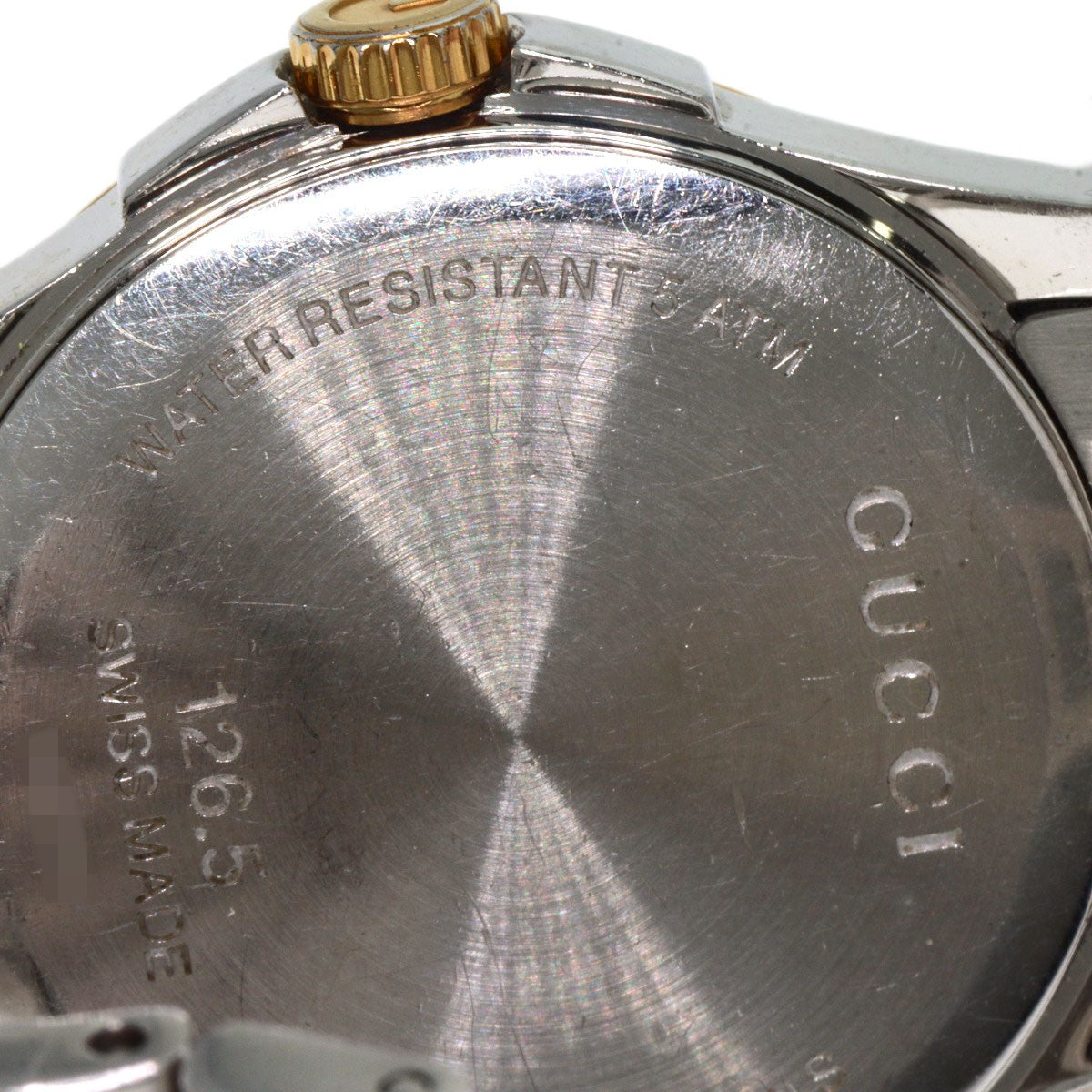 GUCCI G Timeless Watches 126.5 Stainless Steel/ SSxGP