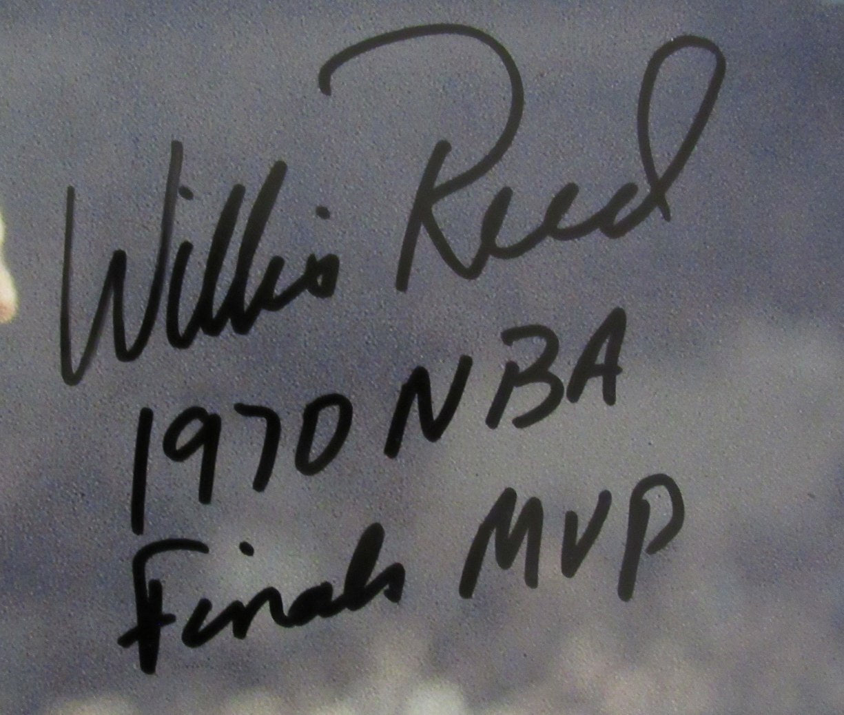 Willis Reed Hof Signed/Inscribed 20X30 Photo New