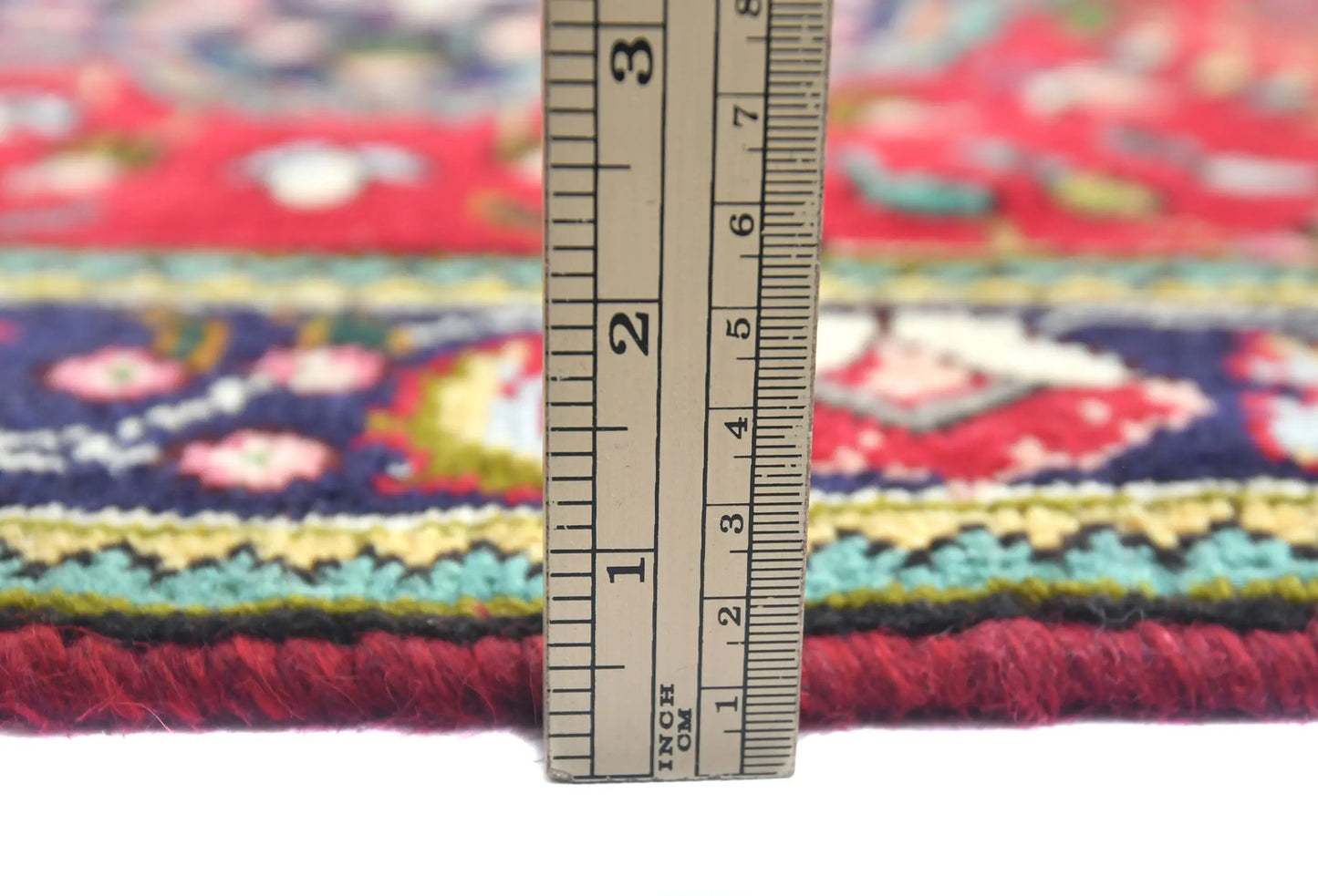 Vintage Handmade Small Red Oriental Rug Classic