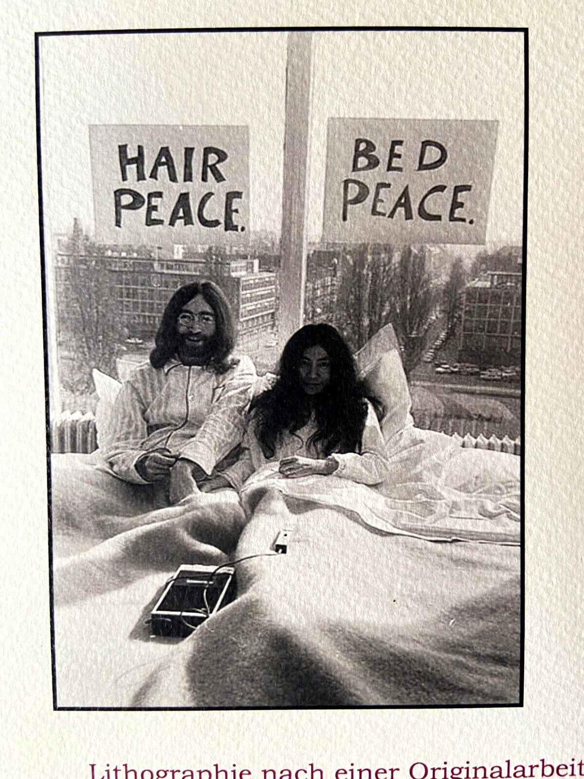 John Lennon & Yoko Ono, Lithograph 1986, 275 Ex (Paul Mccartney Bob Dylan)