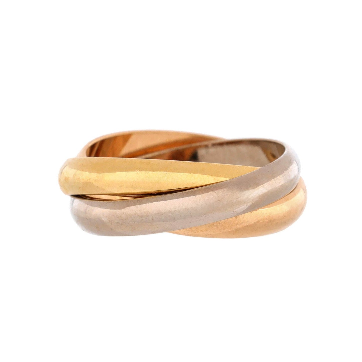Cartier Trinity Ring 18K Tricolor Gold Medium