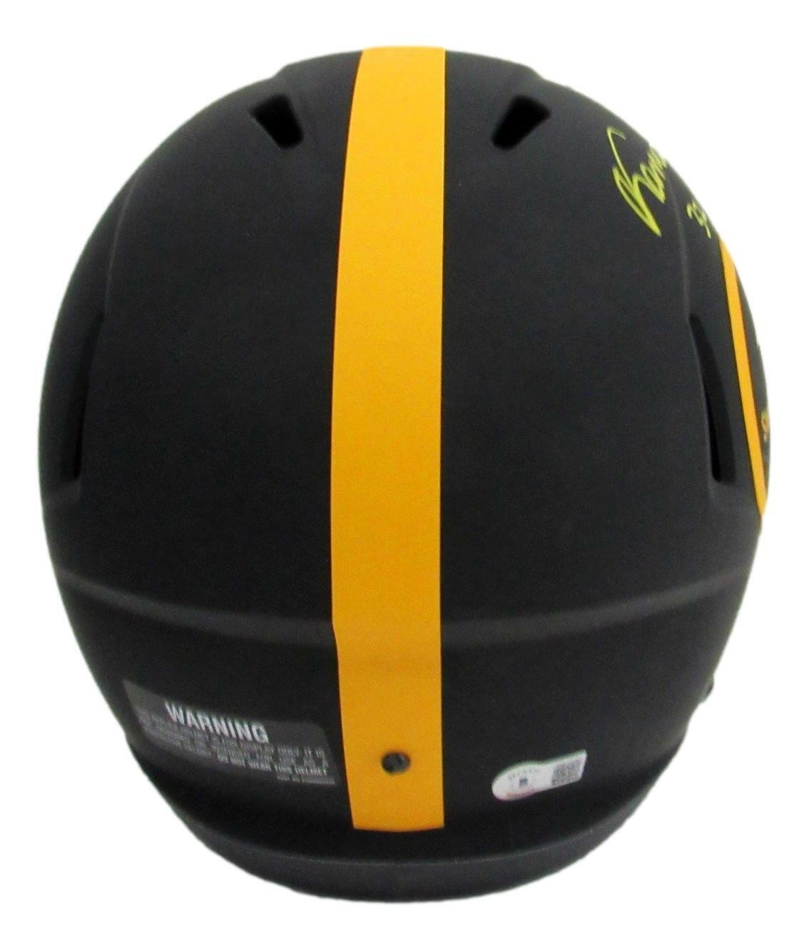Franco Harris Signed/Insc Steelers Full Size Eclipse Replica Helmet Bas 165191