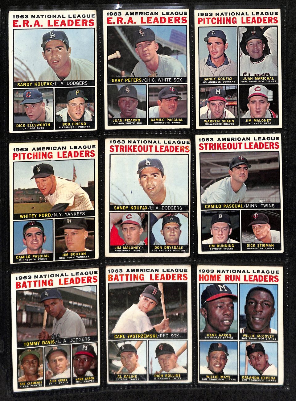 1964 Topps Baseball Card Complete Set (1-587)