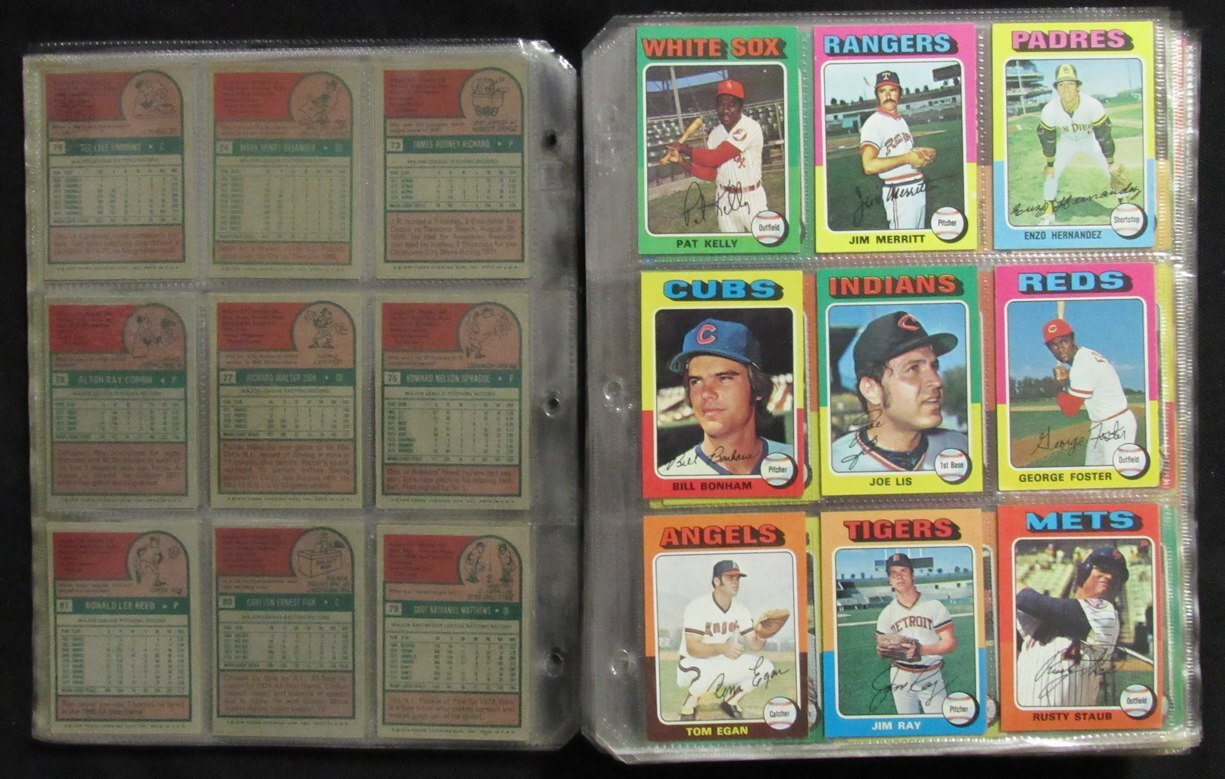 1975 Topps Baseball Card Complete Set (1-660)