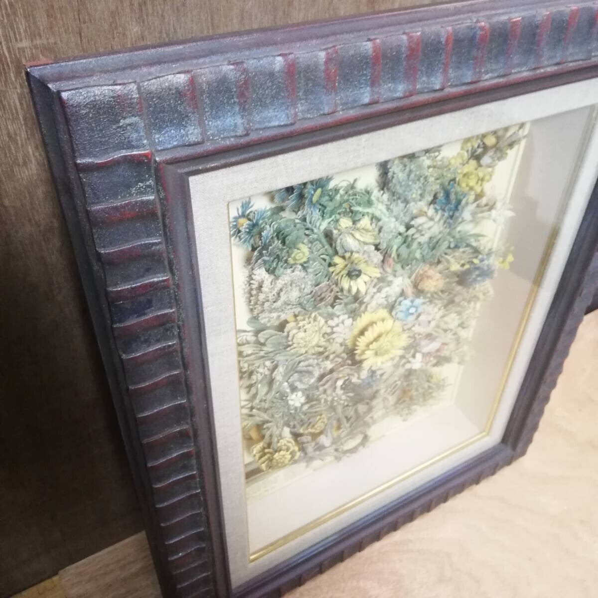 Henry Fletcher "November" Lithograph Rare Flower