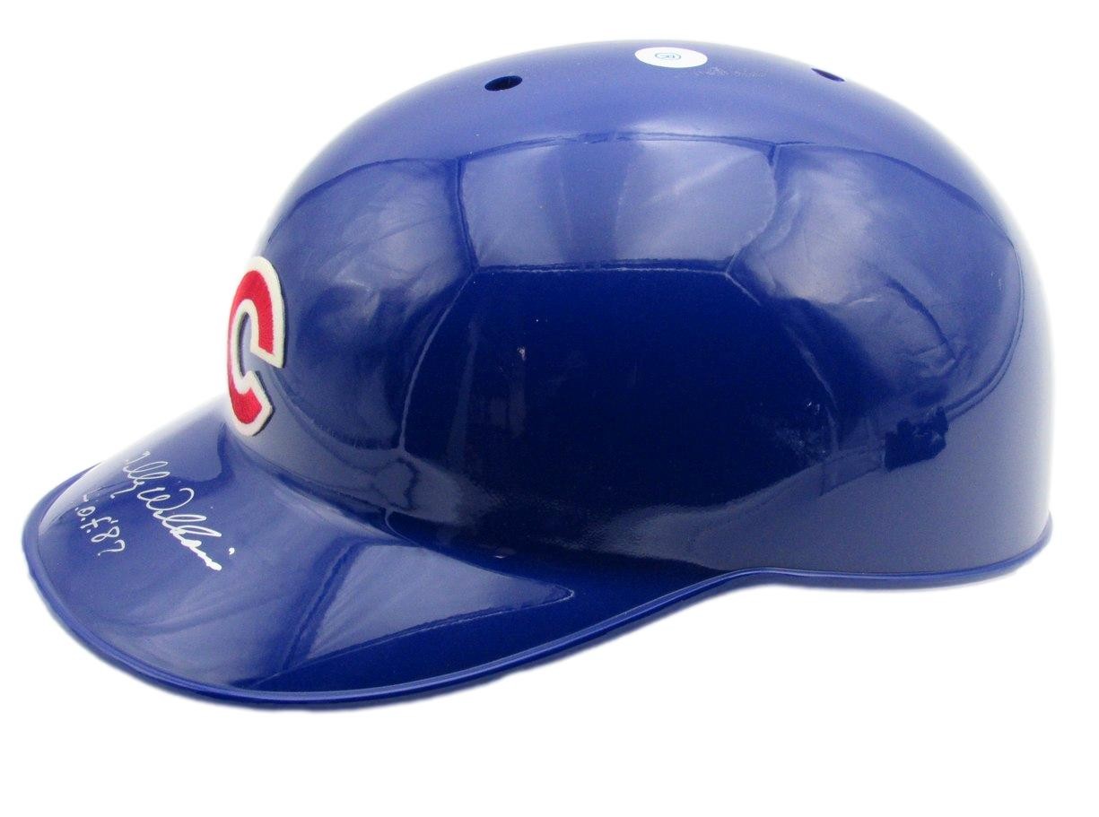 Billy Williams Hof Signed/Insc Mlb Batting Helmet Cubs Size 7 3/8 Psa/Dna 193129