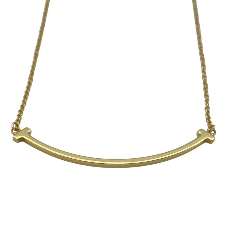 Tiffany & Co. T Smile Necklace Small K18Yg