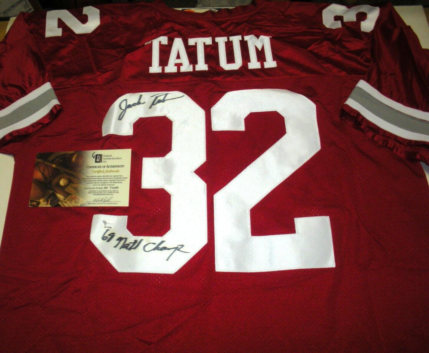Jack Tatum Ohio State Buckeyes Gai/Coa Signed