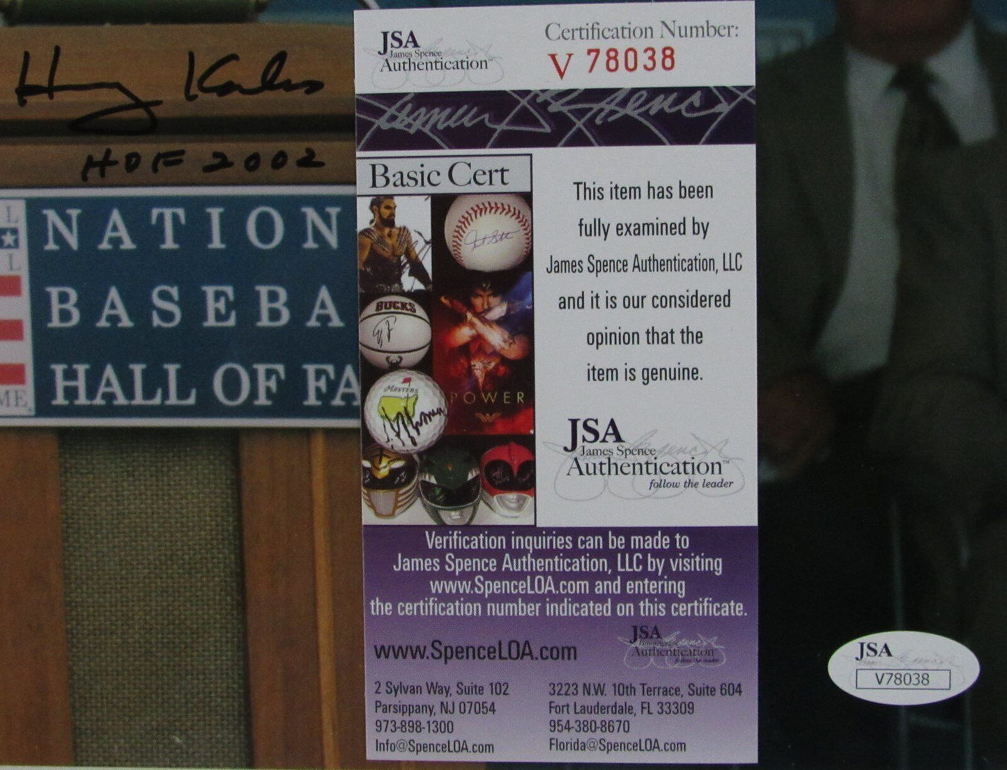 Harry Kalas Philadelphia Phillies Hof