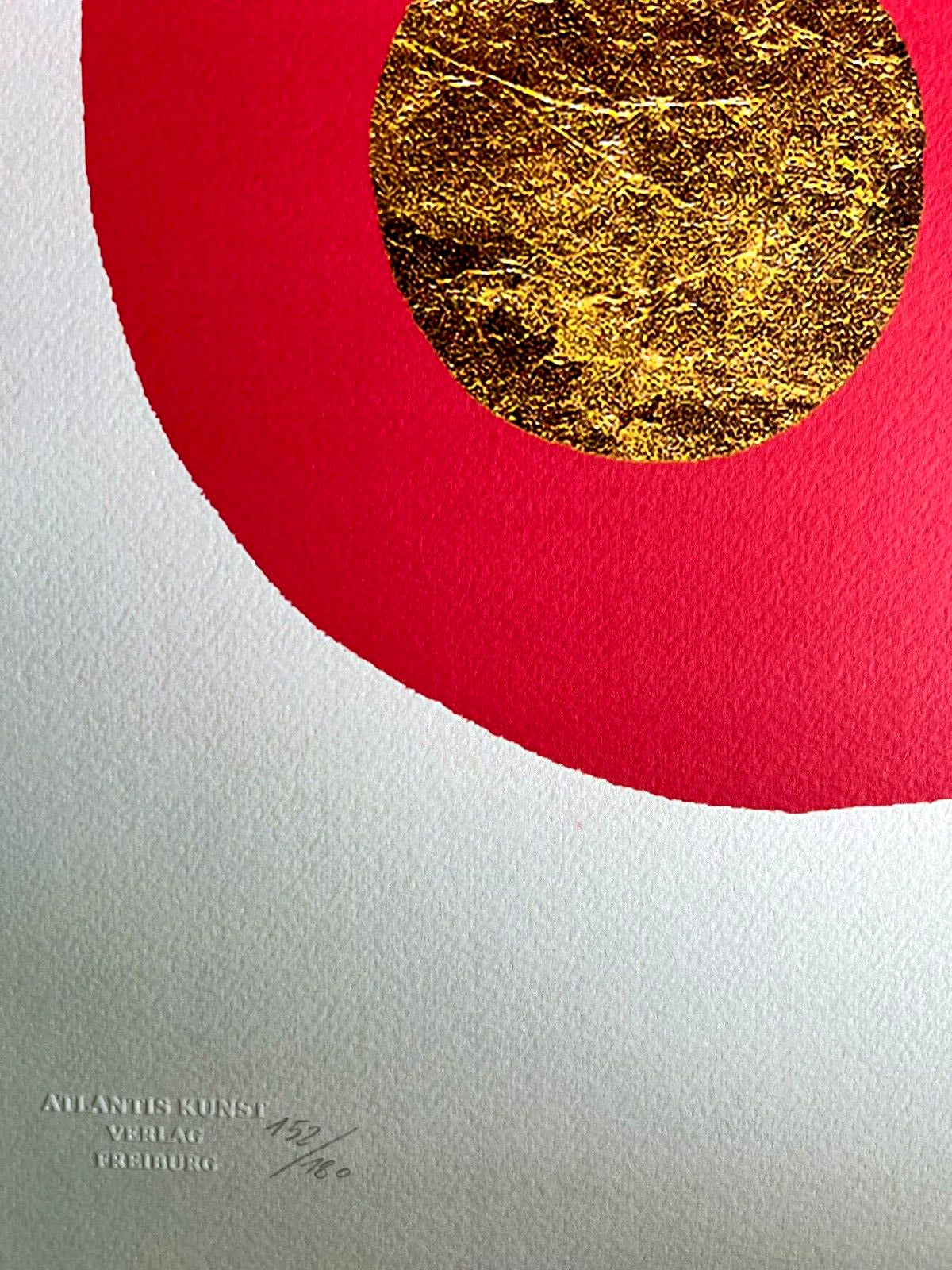 Lucio Fontana Lithograph Coa Signed With Pen