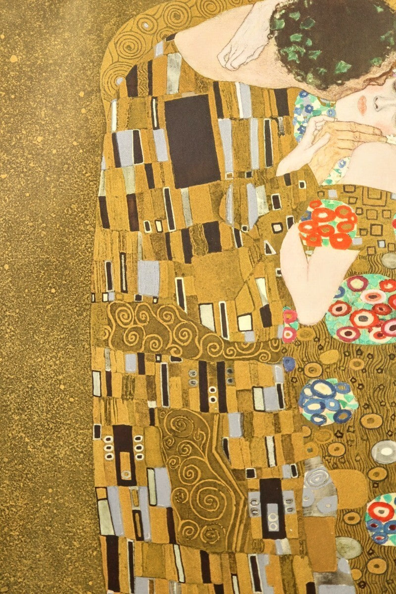 Gustav Klimt The Kiss Large Offset Print -24.8" Verlag Galerie Welz Austria