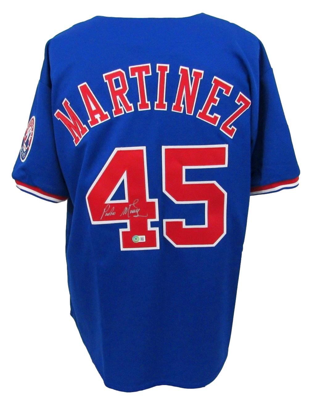 Pedro Martinez Hof Autographed Majestic Bp Jersey
