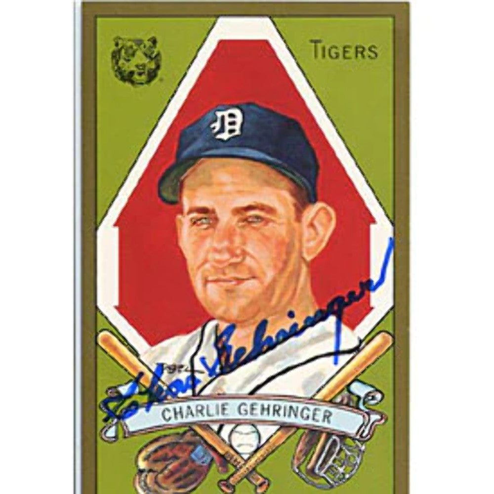 Chas Gehringer Autographed/Signed Perez Steele