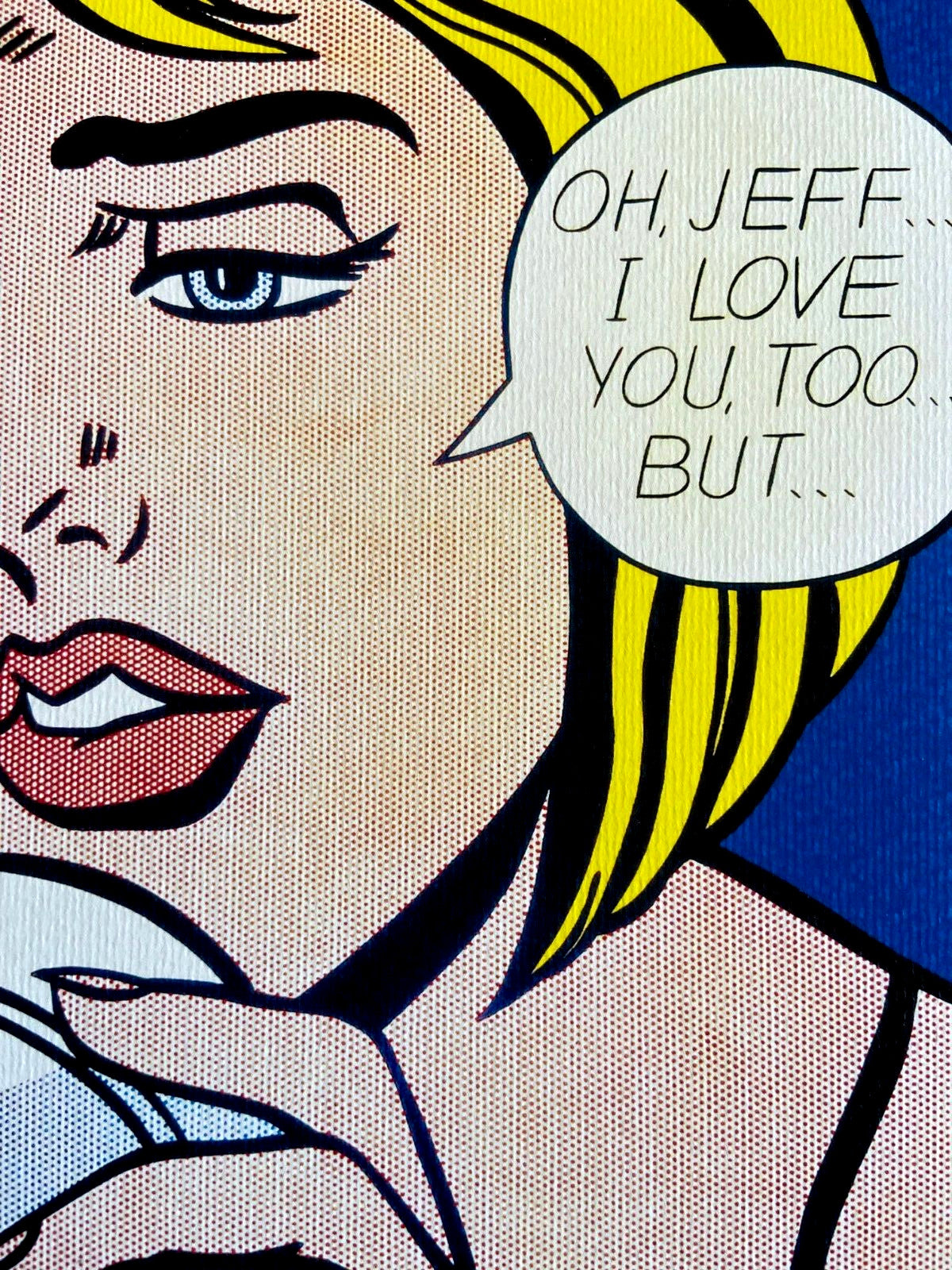 Roy Lichtenstein Lithograph Coa Original Signed