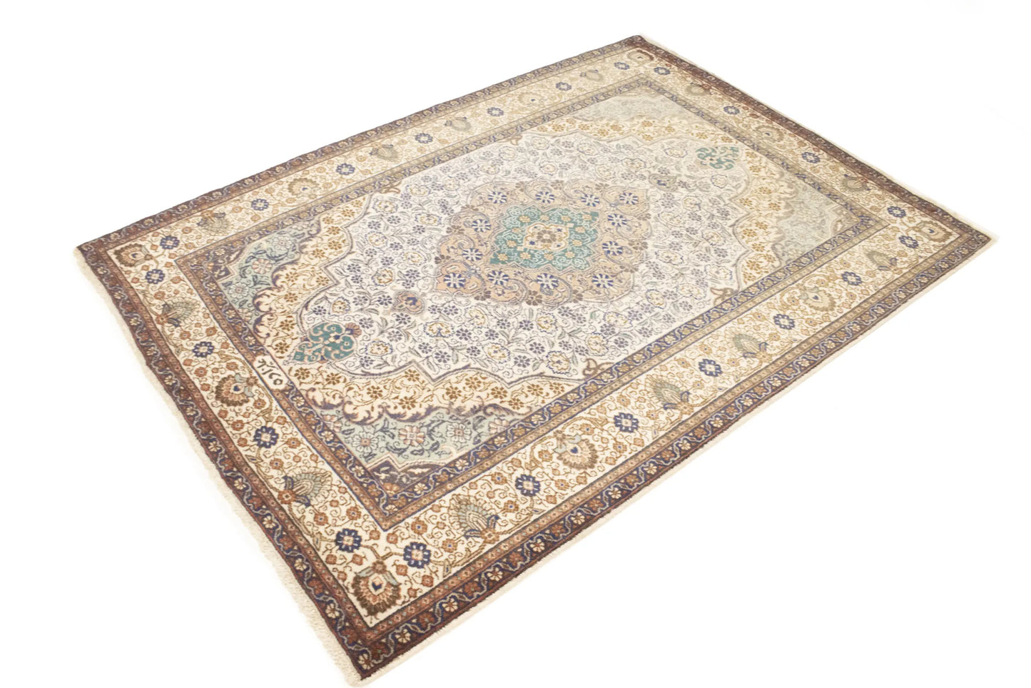 Semi-Antique Traditional Oriental Rug Muted