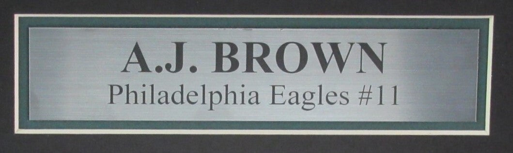 A.J. Brown Eagles Autographed Jersey With Photos