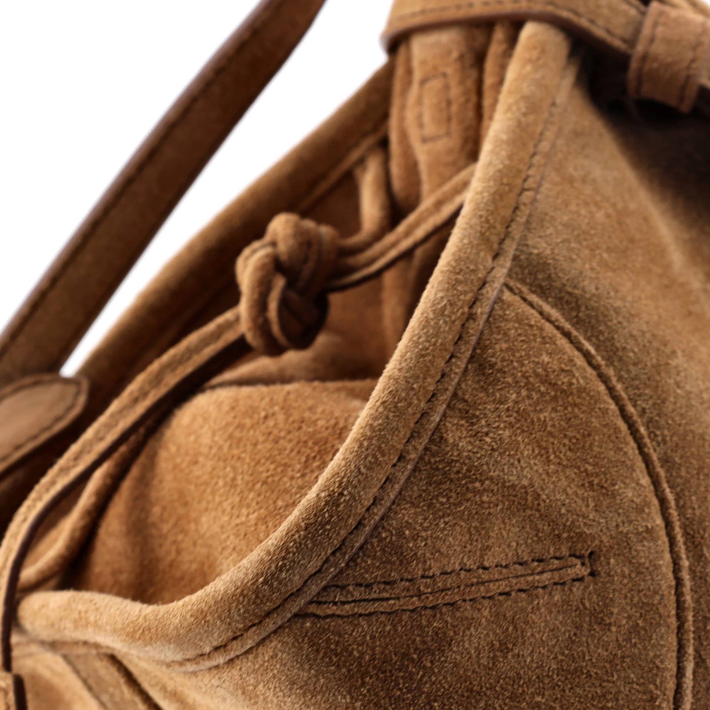 Medium Prada Bonnie Handbag Suede